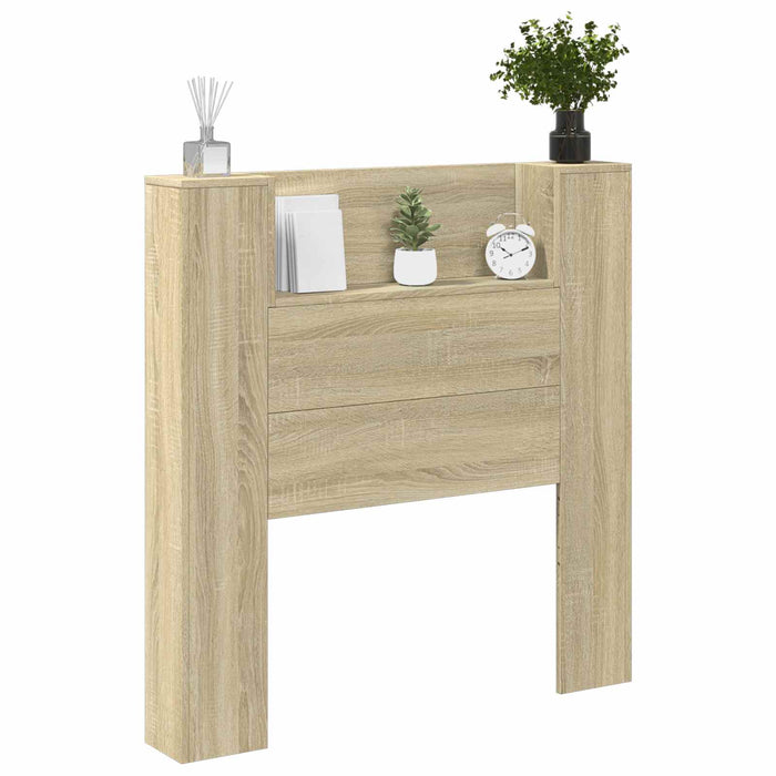 Tăblie cap Stejar Sonoma 100 x 16,5 x 103,5 cm Lemn compozit - WALTI WALTI