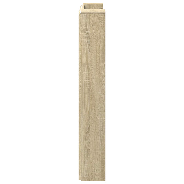 Tăblie cap Stejar Sonoma 100 x 16,5 x 103,5 cm Lemn compozit - WALTI WALTI
