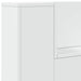 Tăblie cap cu raft Alb 100 x 16,5 x 103,5 cm Lemn compozit - WALTI WALTI