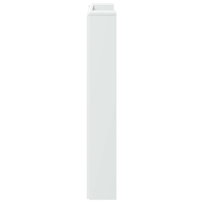 Tăblie cap cu raft Alb 100 x 16,5 x 103,5 cm Lemn compozit - WALTI WALTI