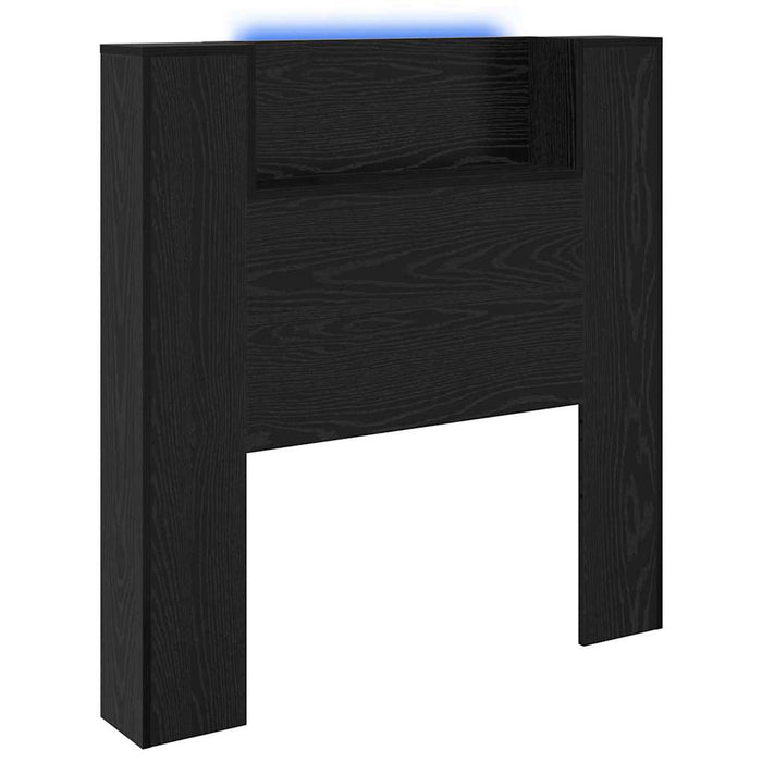 Tăblie cap Stejar Negru 100 x 15 x 103,5 cm Lemn compozit - WALTI WALTI