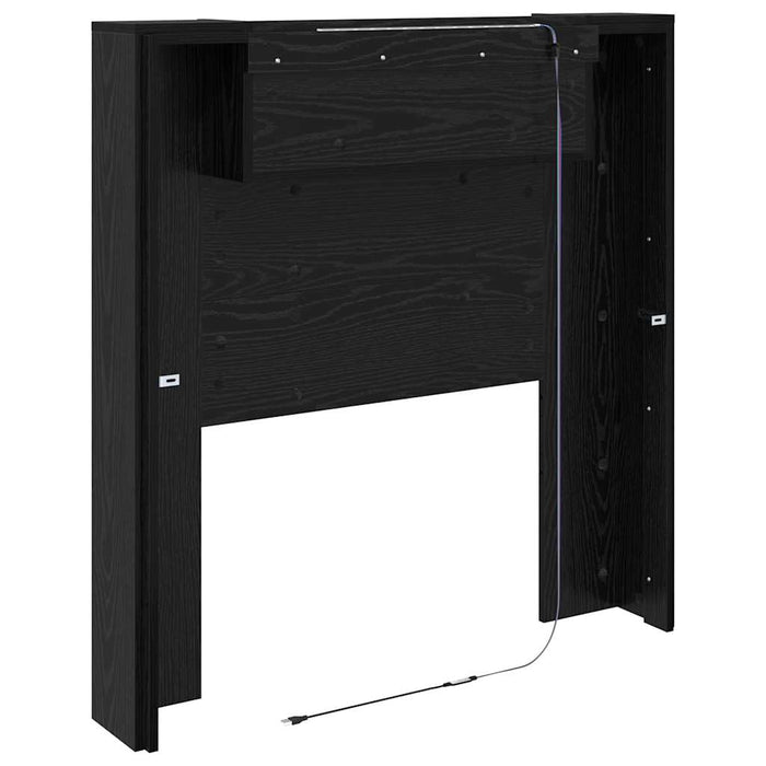 Tăblie cap Stejar Negru 100 x 15 x 103,5 cm Lemn compozit - WALTI WALTI