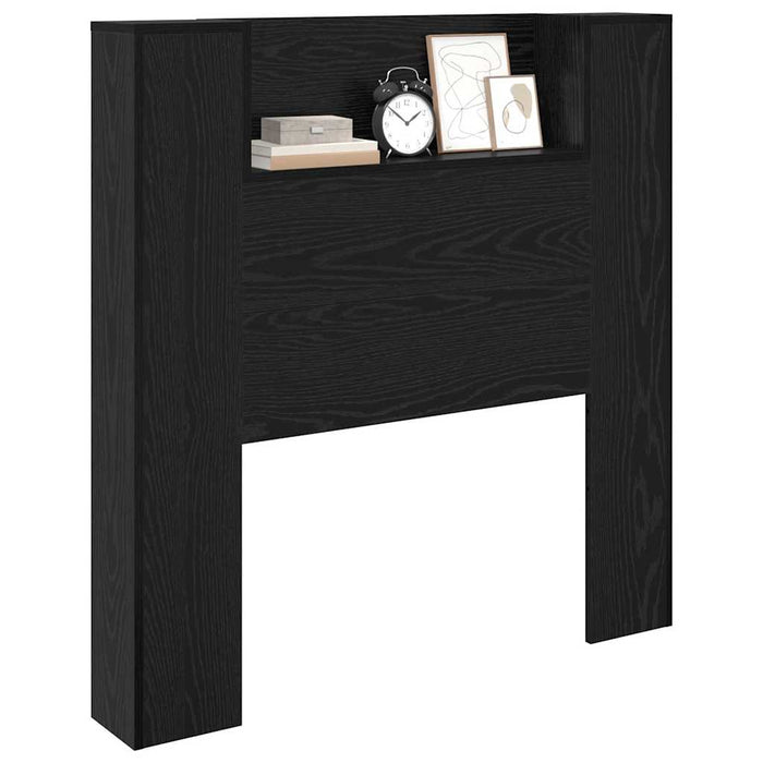Tăblie cap Stejar Negru 100 x 15 x 103,5 cm Lemn compozit - WALTI WALTI