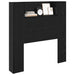 Tăblie cap Stejar Negru 100 x 15 x 103,5 cm Lemn compozit - WALTI WALTI