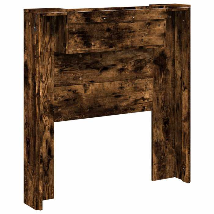Tăblie cap Stejar fumuriu 100 x 16,5 x 103,5 cm Lemn compozit - WALTI WALTI
