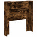 Tăblie cap Stejar fumuriu 100 x 16,5 x 103,5 cm Lemn compozit - WALTI WALTI