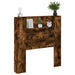 Tăblie cap Stejar fumuriu 100 x 16,5 x 103,5 cm Lemn compozit - WALTI WALTI