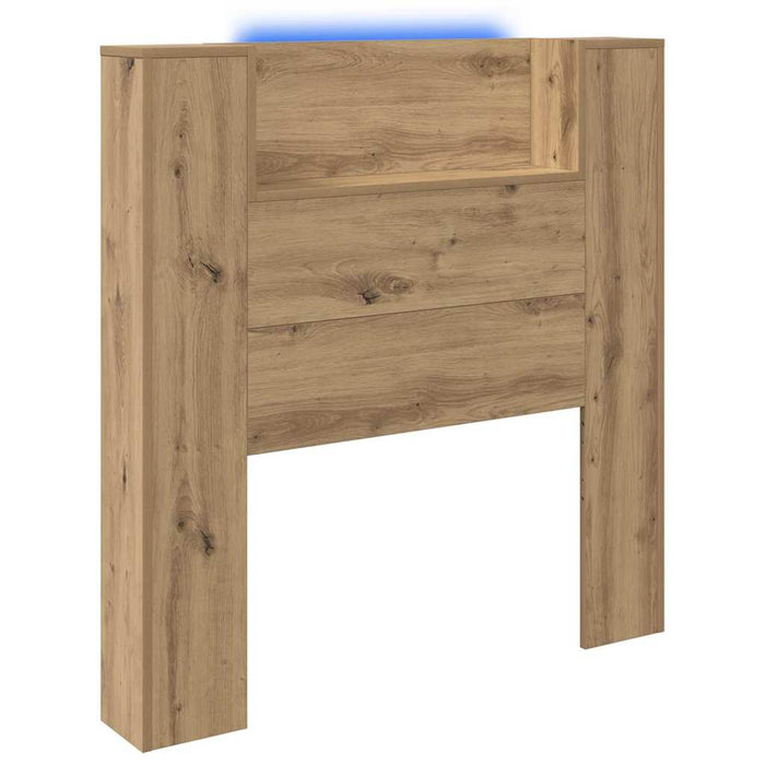 Tăblie cap Stejar Artizanal 100 x 15 x 103,5 cm Lemn compozit - WALTI WALTI