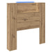Tăblie cap Stejar Artizanal 100 x 15 x 103,5 cm Lemn compozit - WALTI WALTI