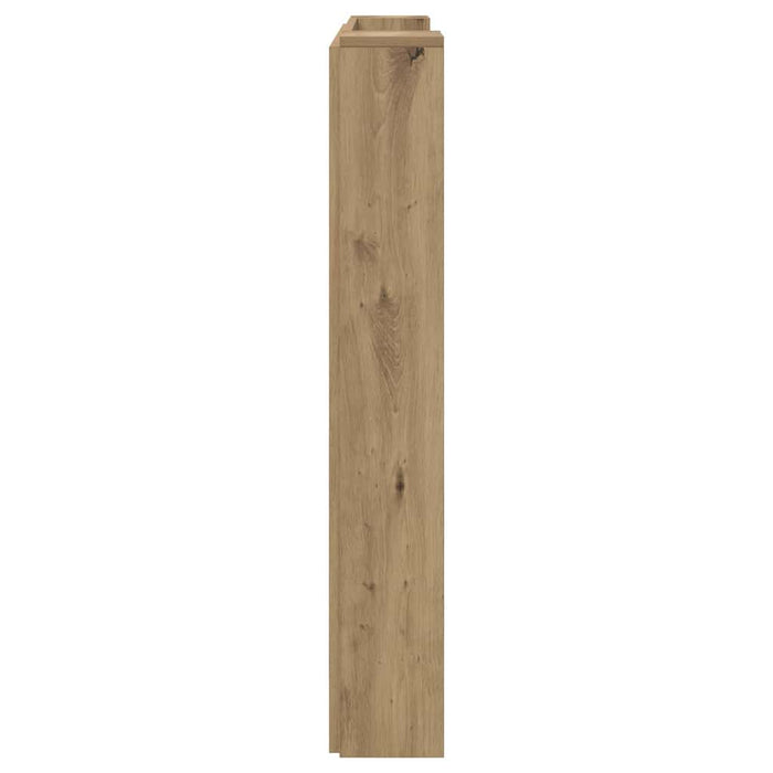 Tăblie cap Stejar Artizanal 100 x 15 x 103,5 cm Lemn compozit - WALTI WALTI