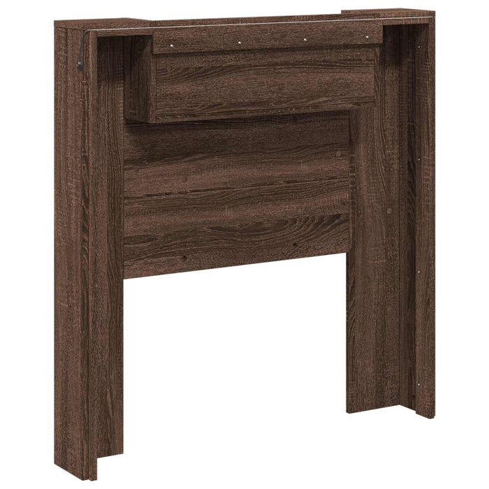 Tăblie cap Stejar închis 100 x 16,5 x 103,5 cm Lemn compozit - WALTI WALTI