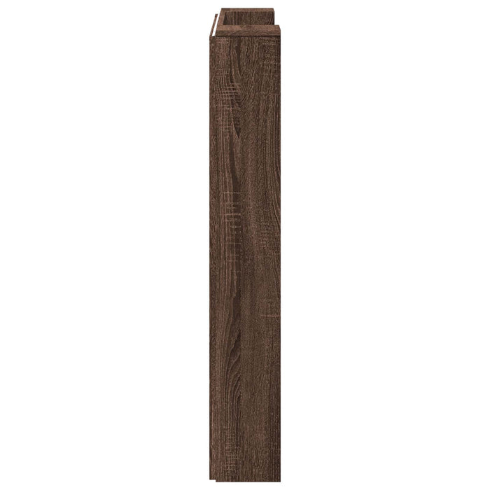 Tăblie cap Stejar închis 100 x 16,5 x 103,5 cm Lemn compozit - WALTI WALTI