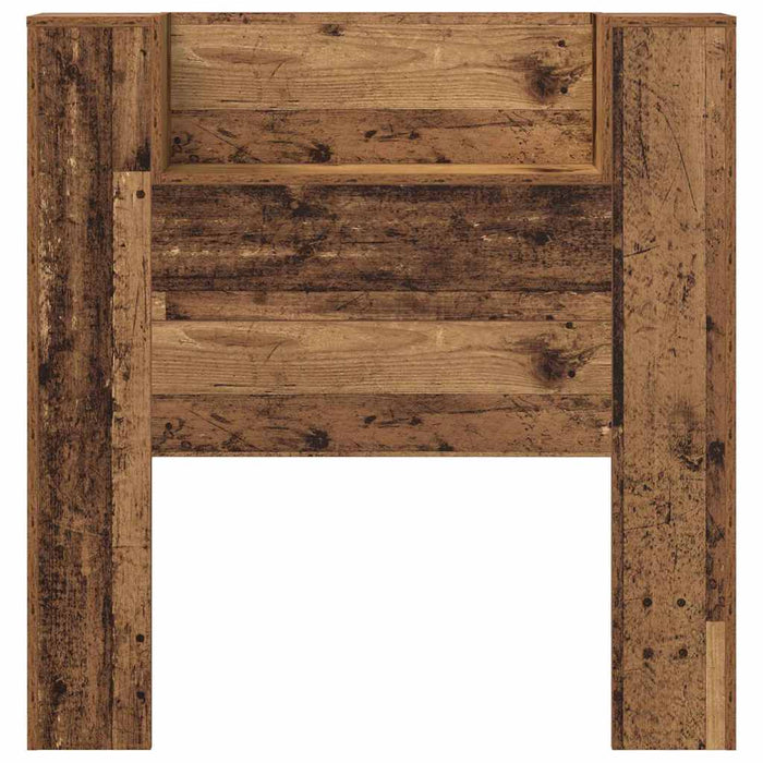 Tăblie cap cu raft Lemn vechi 100 x 15 x 103,5 cm Lemn compozit - WALTI WALTI