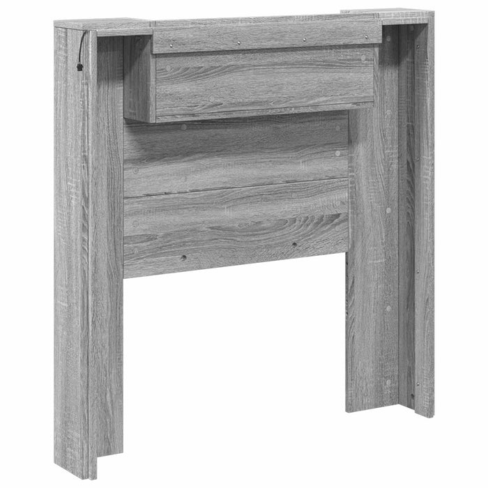 Tăblie cap Gri Sonoma 100 x 16,5 x 103,5 cm Lemn compozit - WALTI WALTI