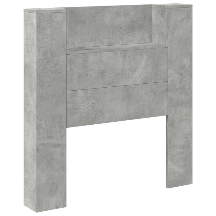 Tăblie cap Gri din beton 100 x 16,5 x 103,5 cm Lemn compozit - WALTI WALTI