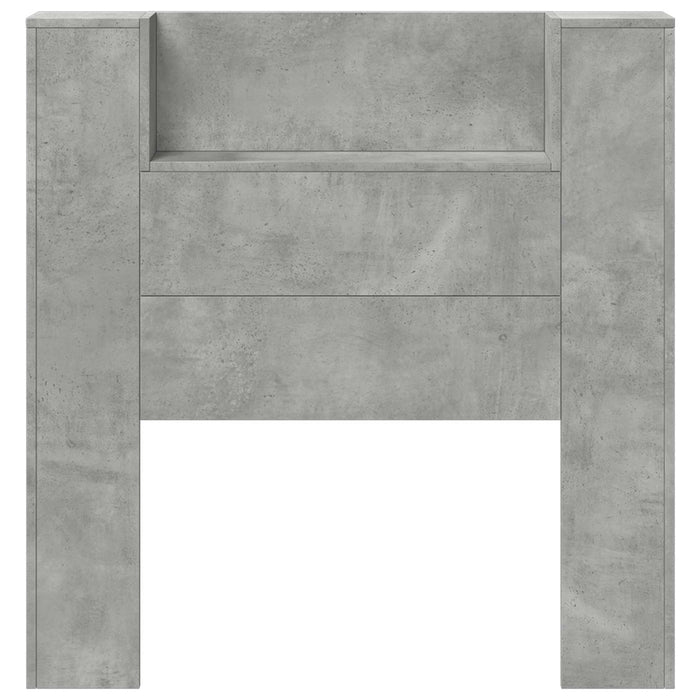 Tăblie cap Gri din beton 100 x 16,5 x 103,5 cm Lemn compozit - WALTI WALTI