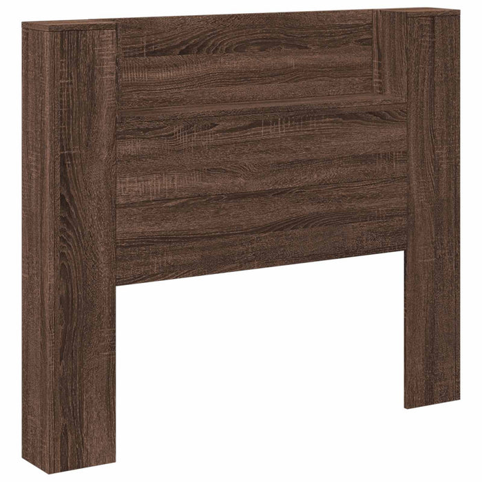 Tăblie cap Stejar închis 120 x 16,5 x 103,5 cm Lemn compozit - WALTI WALTI