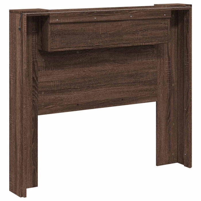 Tăblie cap Stejar închis 120 x 16,5 x 103,5 cm Lemn compozit - WALTI WALTI