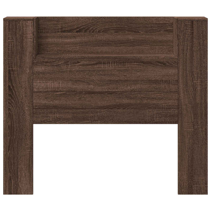 Tăblie cap Stejar închis 120 x 16,5 x 103,5 cm Lemn compozit - WALTI WALTI