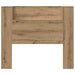 Tăblie cap Stejar Artizanal 120 x 15 x 103,5 cm Lemn compozit - WALTI WALTI