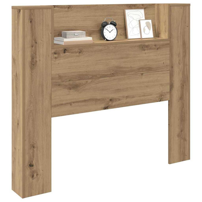 Tăblie cap Stejar Artizanal 120 x 15 x 103,5 cm Lemn compozit - WALTI WALTI