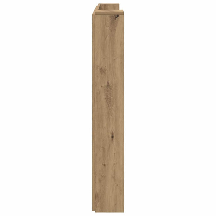 Tăblie cap Stejar Artizanal 120 x 15 x 103,5 cm Lemn compozit - WALTI WALTI