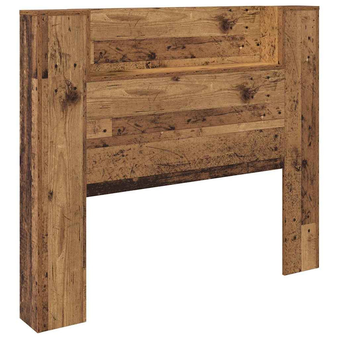 Tăblie cap cu raft Lemn vechi 120 x 15 x 103,5 cm Lemn compozit - WALTI WALTI