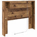 Tăblie cap cu raft Lemn vechi 120 x 15 x 103,5 cm Lemn compozit - WALTI WALTI