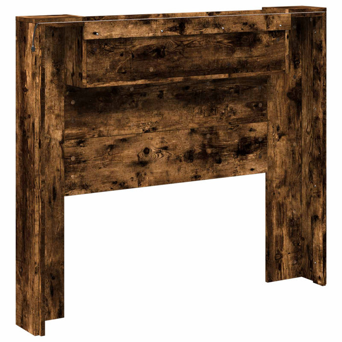 Tăblie cap Stejar fumuriu 120 x 16,5 x 103,5 cm Lemn compozit - WALTI WALTI