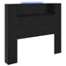 Tăblie cap Stejar Negru 120 x 15 x 103,5 cm Lemn compozit - WALTI WALTI