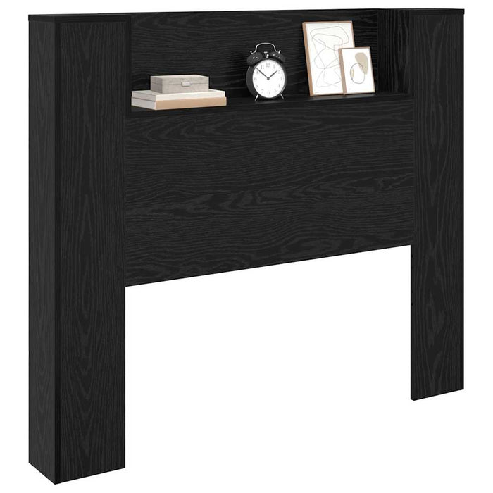 Tăblie cap Stejar Negru 120 x 15 x 103,5 cm Lemn compozit - WALTI WALTI