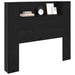 Tăblie cap Stejar Negru 120 x 15 x 103,5 cm Lemn compozit - WALTI WALTI