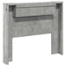 Tăblie cap Gri din beton 120 x 16,5 x 103,5 cm Lemn compozit - WALTI WALTI
