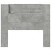 Tăblie cap Gri din beton 120 x 16,5 x 103,5 cm Lemn compozit - WALTI WALTI