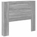 Tăblie cap Gri Sonoma 120 x 16,5 x 103,5 cm Lemn compozit - WALTI WALTI