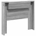 Tăblie cap Gri Sonoma 120 x 16,5 x 103,5 cm Lemn compozit - WALTI WALTI