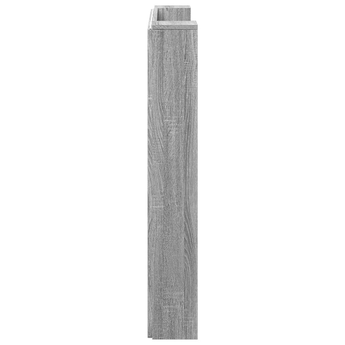 Tăblie cap Gri Sonoma 120 x 16,5 x 103,5 cm Lemn compozit - WALTI WALTI