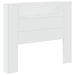 Tăblie cap cu raft Alb 120 x 16,5 x 103,5 cm Lemn compozit - WALTI WALTI