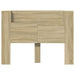 Tăblie cap Stejar Sonoma 140 x 16,5 x 103,5 cm Lemn compozit - WALTI WALTI
