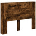Tăblie cap Stejar fumuriu 140 x 16,5 x 103,5 cm Lemn compozit - WALTI WALTI
