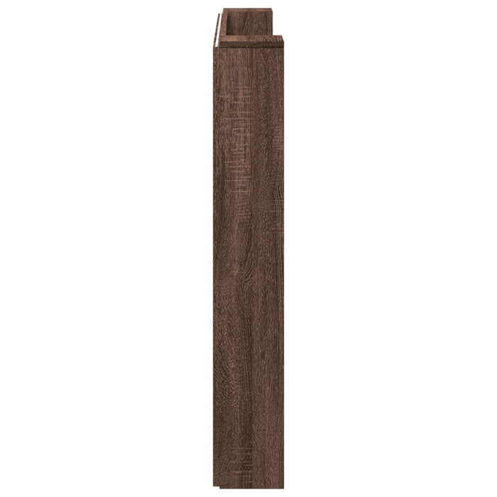 Tăblie cap Stejar închis 140 x 16,5 x 103,5 cm Lemn compozit - WALTI WALTI