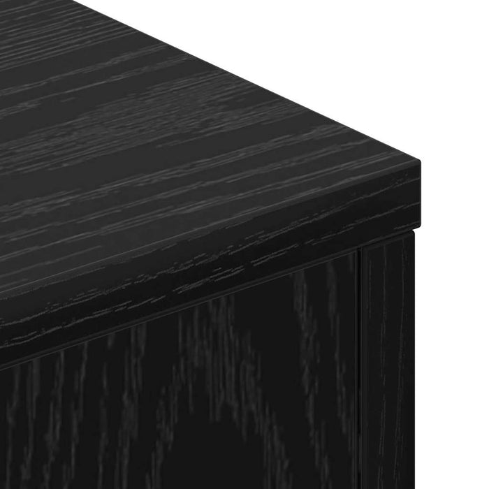Tăblie cap Stejar Negru 140 x 17 x 104,5 cm Lemn compozit - WALTI WALTI