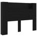 Tăblie cap Stejar Negru 140 x 17 x 104,5 cm Lemn compozit - WALTI WALTI