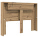 Tăblie cap Stejar Artizanal 140 x 17 x 104,5 cm Lemn compozit - WALTI WALTI