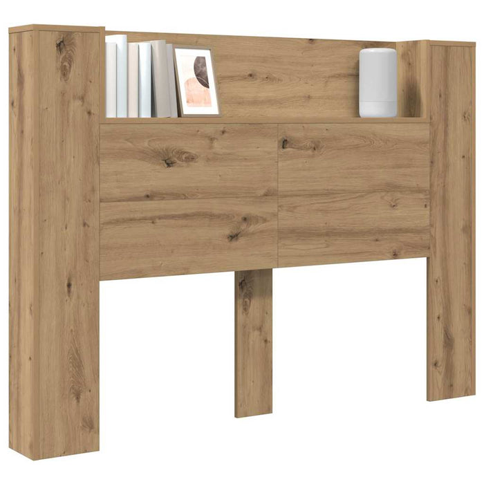 Tăblie cap Stejar Artizanal 140 x 17 x 104,5 cm Lemn compozit - WALTI WALTI