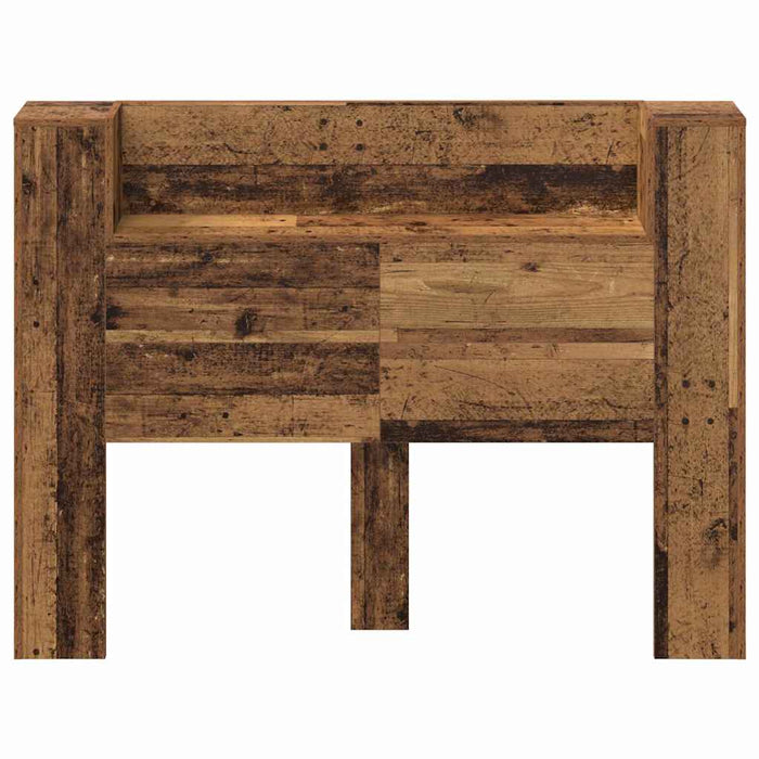 Tăblie cap cu raft Lemn vechi 140 x 17 x 104,5 cm Lemn compozit - WALTI WALTI