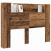 Tăblie cap cu raft Lemn vechi 140 x 17 x 104,5 cm Lemn compozit - WALTI WALTI