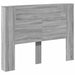 Tăblie cap Gri Sonoma 140 x 16,5 x 103,5 cm Lemn compozit - WALTI WALTI