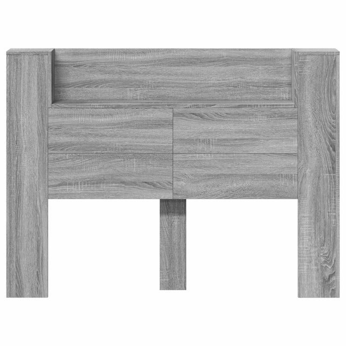 Tăblie cap Gri Sonoma 140 x 16,5 x 103,5 cm Lemn compozit - WALTI WALTI
