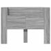 Tăblie cap Gri Sonoma 140 x 16,5 x 103,5 cm Lemn compozit - WALTI WALTI